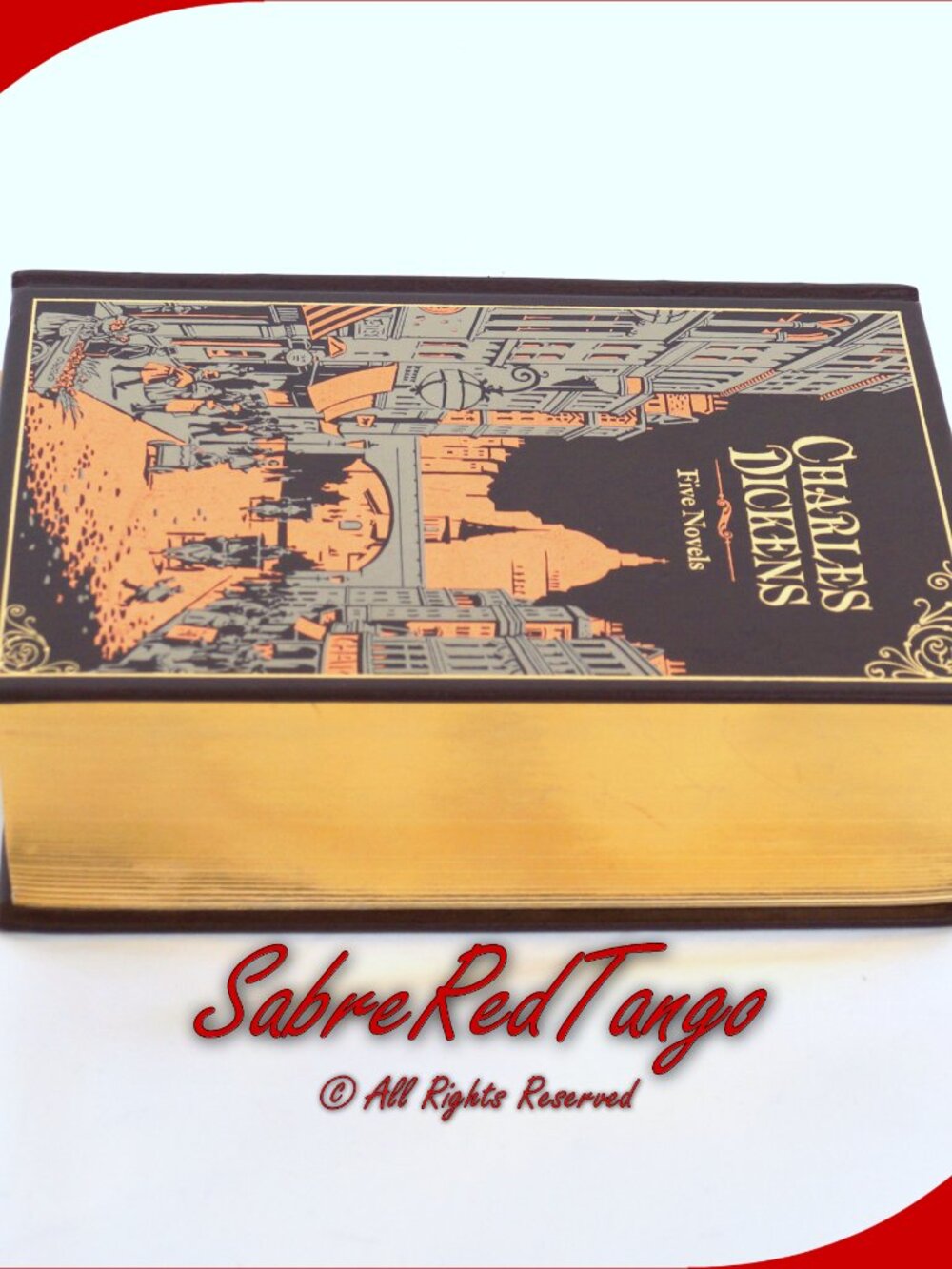 Barnes & Nobel Leatherbound Classic Charles Dickens Five Novels - Picture 6 of 7